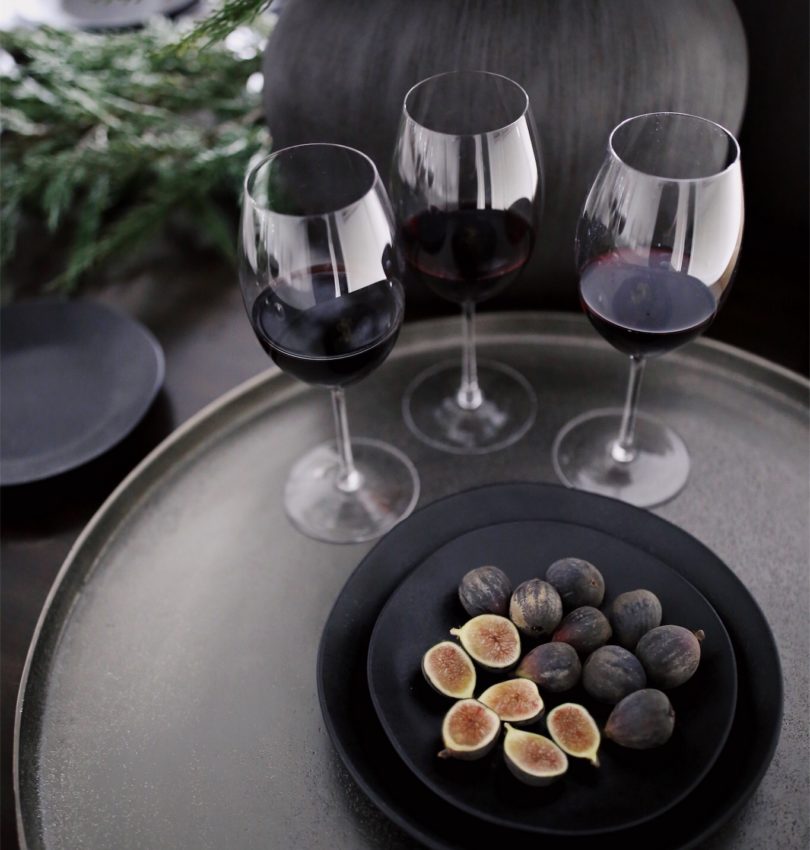 crate and barrel holiday table